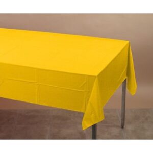 Table Cover Plastic -   Yellow