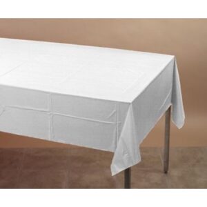 Table Cover Plastic - White