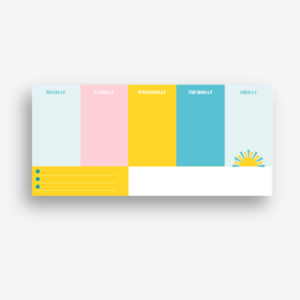 Mini Calendar - Sunshine