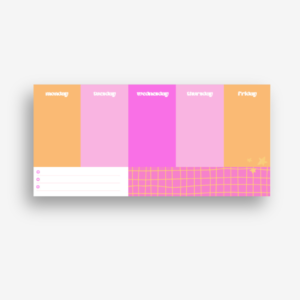 Mini Calendar - Pink
