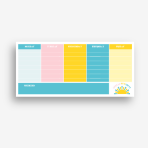 Mini Calendar - Sunshine Style 2