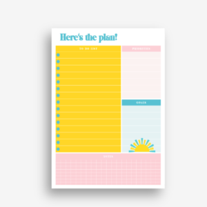 A5 Notepad  - Sunshine