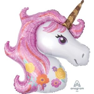 UnicornPink Head Balloon Small