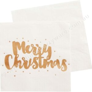 Illume Partyware Celebrate Happiness Merry Christmas Luncheon Napkin
