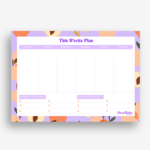 Weekly Planner - Peaches