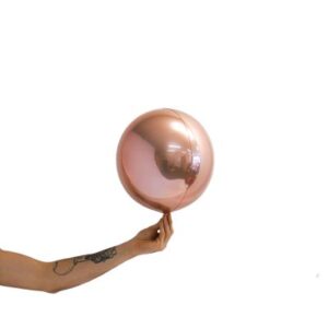 Loon Balls® 25cm (10") Metallic pink Rose Gold