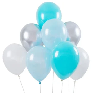 Illume Blue & Silver Balloon Bouquet