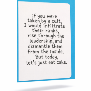 Greeting Card - If you were.... Cult...