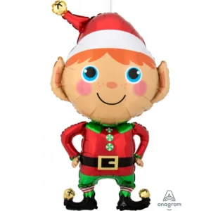 Anagram Christmas Happy Elf Foil Supershape Balloon