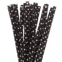 Black Spot Straws