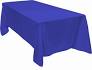 Table Cover Plastic -  Royal  Blue