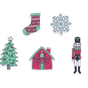 Frog Goose & Bear Tattoos 5 pack - Xmas