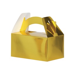 Metallic Gold Little Lunch Boxes (10 pack)