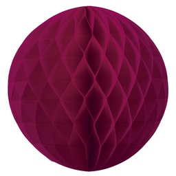 Honeycomb Ball 35cm Burgundy