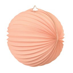 Accordion Lantern 25cm Peach