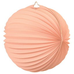 Accordion Lantern 35cm Peach
