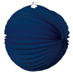 Accordion Lantern 35cm Navy