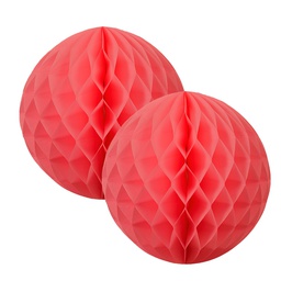 Honeycomb Ball 15cm Coral