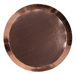 Five star Party Dinner Plate Rose Gold