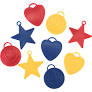 Plastic Single balloon Weights Bulk Pack - over 50PK