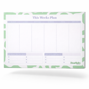 Weekly Planner - Lime Swirl