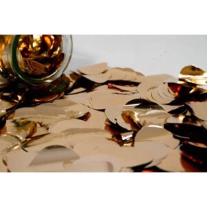 Confetti- Metallic  Rose Gold large 3.8cm 65g