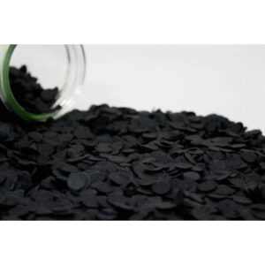 Confetti- Black  2cm approx 40g