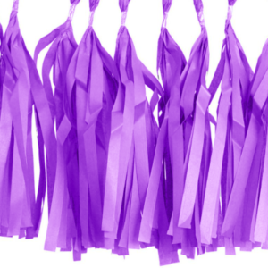 Balloon Tassels Purple